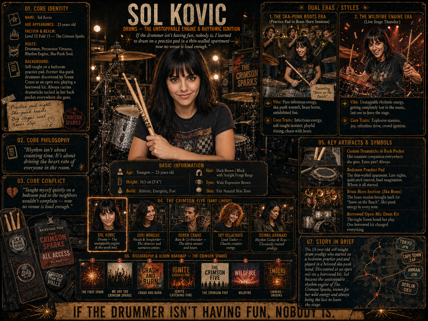 Sol Kovic Master Character Sheet