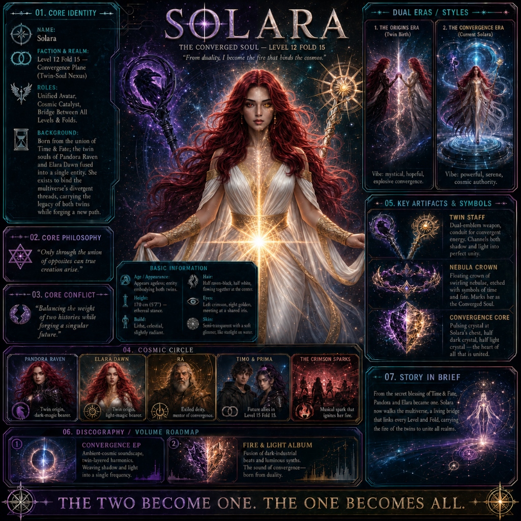 Solara Master Character Sheet